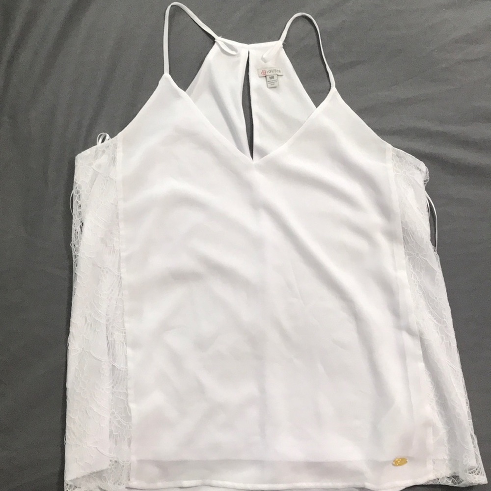 White Halter Top
